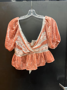Free People Short Sleeve Top Size Extra Small