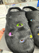 Load image into Gallery viewer, esenes eyeball mules Size 9.5
