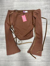 Load image into Gallery viewer, Edikted Long Sleeve Top Size Small 4253
