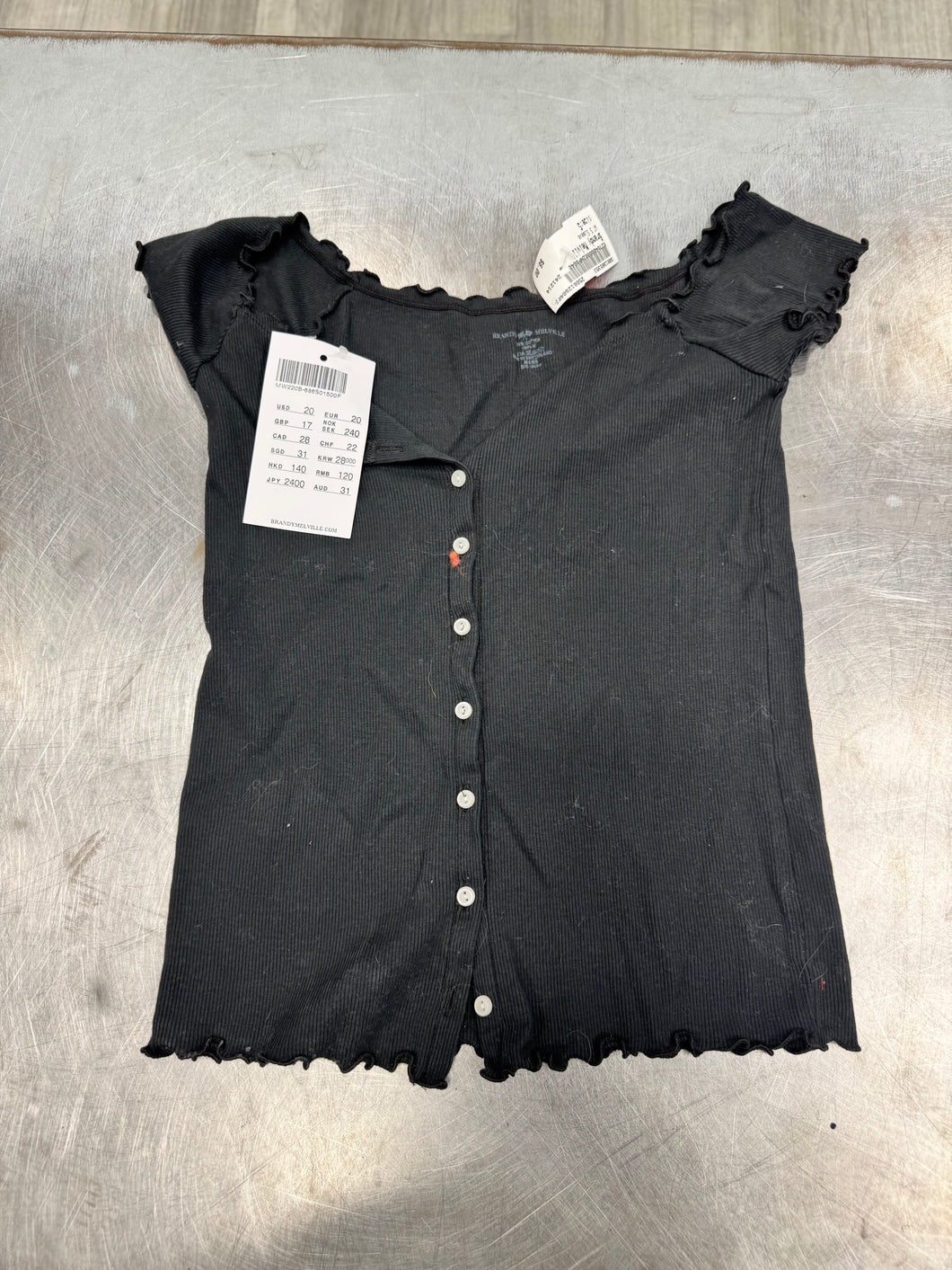 Brandy Melville Short Sleeve Top Size Small NWT